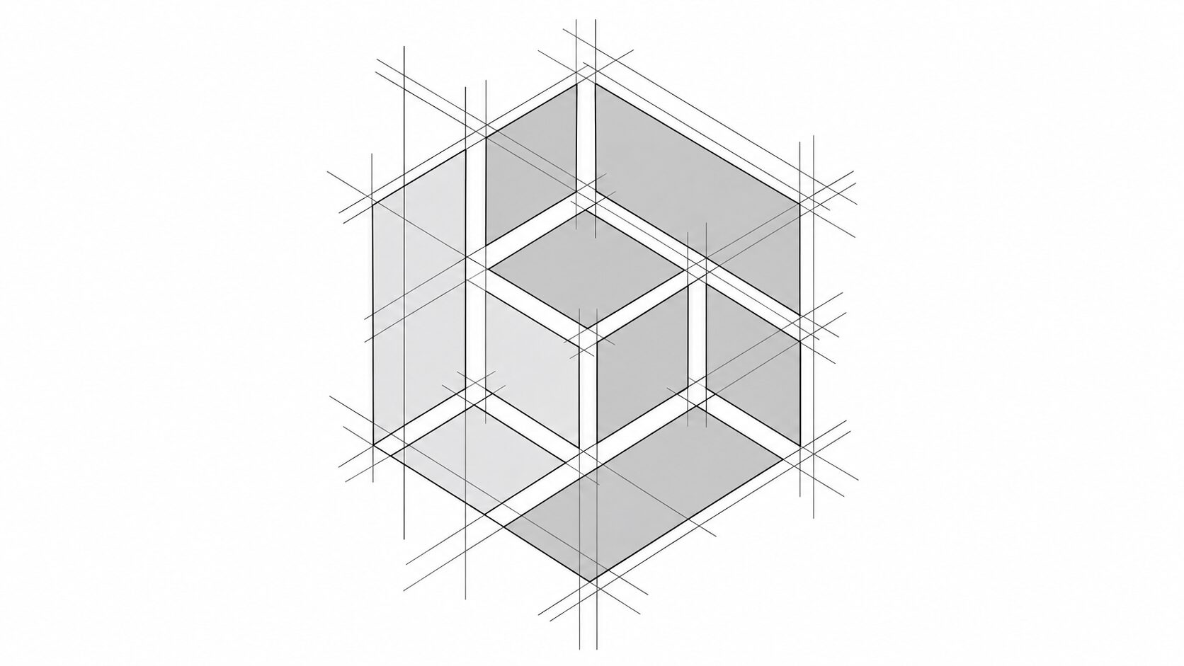 Modularni logotip BLOX Holdinga koji simbolizira povezanost matične kompanije i budućih identiteta unutar AI ekosustava.
