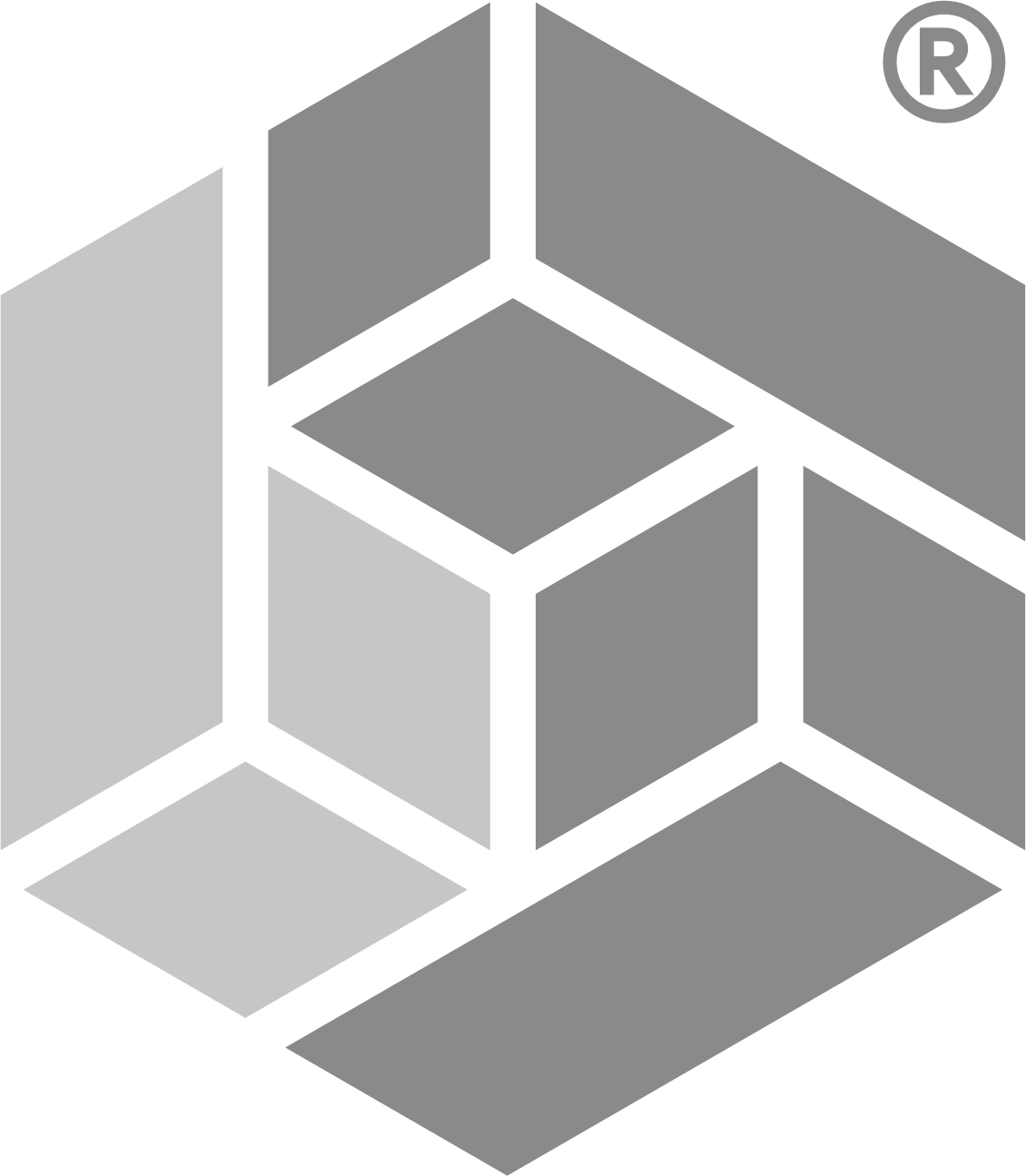 Modularni logotip BLOX Holdinga koji simbolizira povezanost matične kompanije i budućih identiteta unutar AI ekosustava.